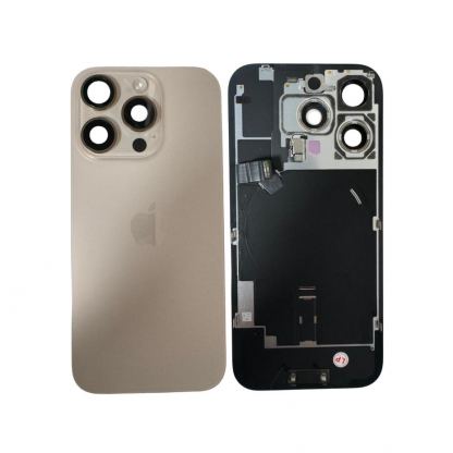 Оригинален резервен заден капак (розово злато) - Apple iPhone 16 Pro Max Backcover Full Assembly 