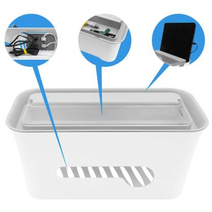 Macally Cable Box Organizer - кабелна кутия и органайзер за кабели, захранвания и други