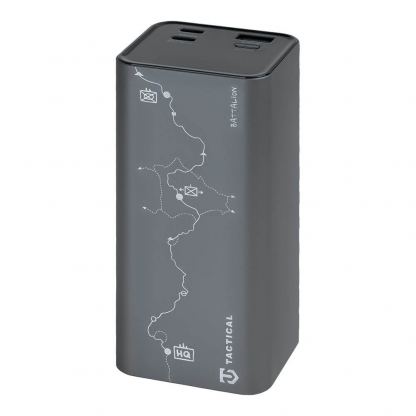 Външна батерия с 2хUSB-C и 1xUSB-А портове с технология за бързо зареждане - Tactical Squad Battalion Power Bank 65W 20 000mAh (сив)