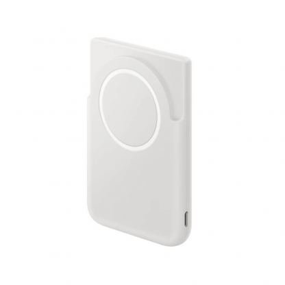 Преносима външна батерия с USB-C изход и безжично зареждане с MagSafe - Samsung Qi2 Magnetic Wireless Charging Power Bank 5000 mAh 25W (сив)