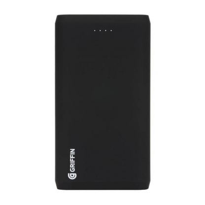 Griffin Reserve Power Bank 26800 mAh - външна батерия с USB и USB-C изходи за зареждане на мобилни устройства (черен)