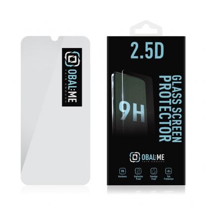 Калено стъклено защитно покритие за дисплея на Samsung Galaxy A34 5G - OBALME Tempered Glass Screen Protector 2.5D (прозрачен)