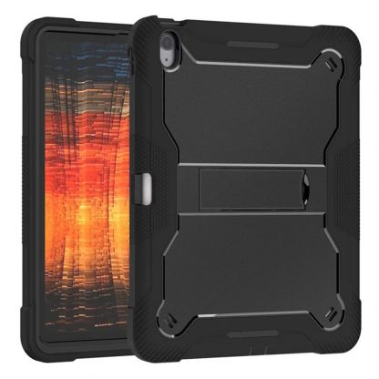 Удароустойчив хибриден кейс за iPad Air 13 (2026), iPad Air 13 (2025), iPad Air 13 (2024) - Techsuit Rugged TabShell (черен)