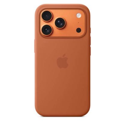 Оригинален силиконов кейс с MagSafe за iPhone 17 Pro - Apple iPhone Silicone Case with MagSafe Terra Cotta