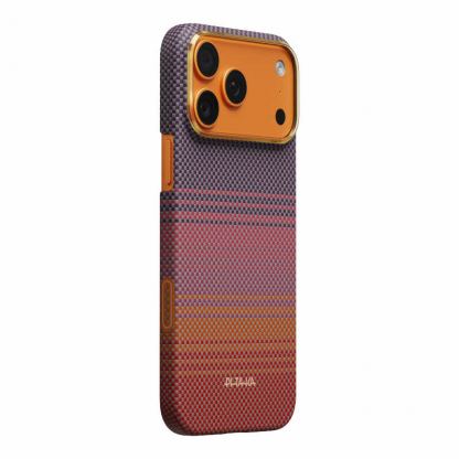 Кевларен кейс с MagSafe за iPhone 17 Pro Max - Pitaka Sunset 2.0 California Dream 02 Edge Ultra Slim Aramid Fiber Case Limited Edition